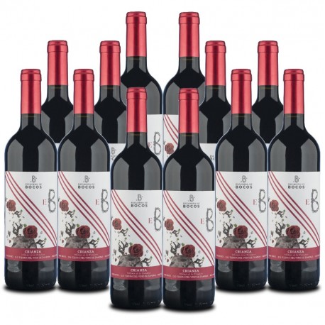 Pack Escudero de Bocos "CRIANZA". Rotwein 'Tempranillo'. 12 Flaschen 75 cl.