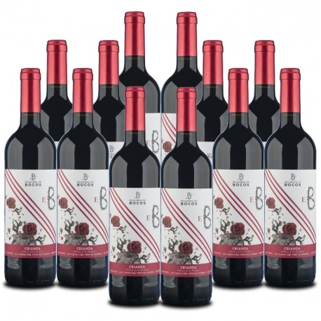 Pack Escudero de Bocos "CRIANZA". Vino rosso 'Tempranillo'. 12 Bottiglie da 75 cl.